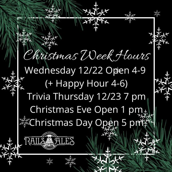 rails holiday hours