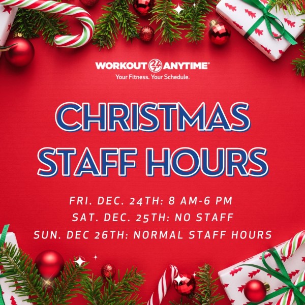 workout anytime christmas staff hours