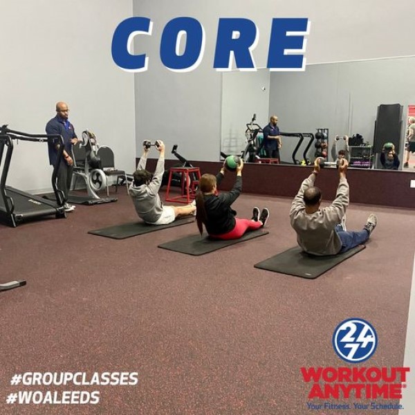 workout anytime core classes