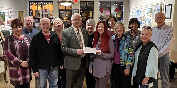 Leeds Arts Council Receives $10k Grant | Leeds Arts Council is excited to announce Alabama State Representative Dickie Drake presented a check