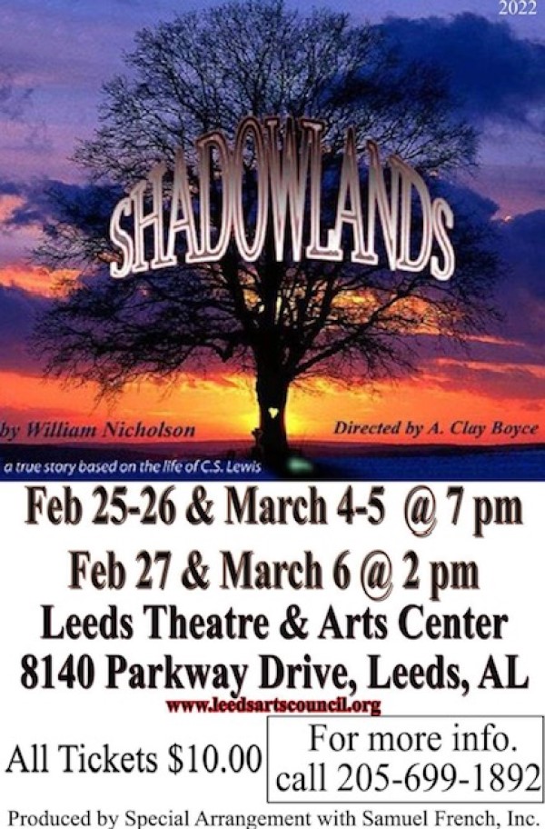 shadowlands tickets feb 25