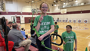 Vivenne Harvey 6th Grade Archery Team Leeds Middle School