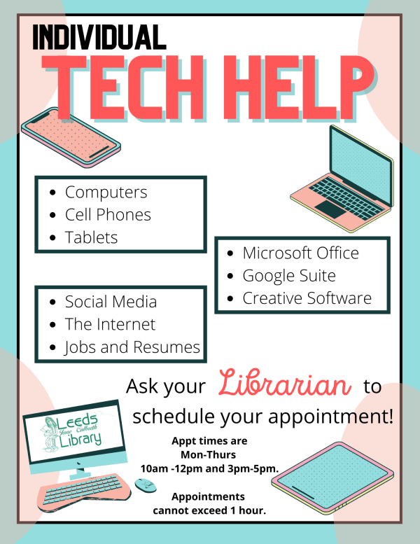 tech help Leeds Jane Culbreth Library