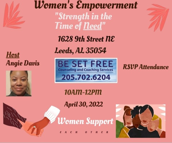 womens empowerment be set free april 30