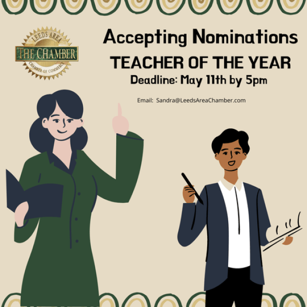 accepting nom teacher of the year