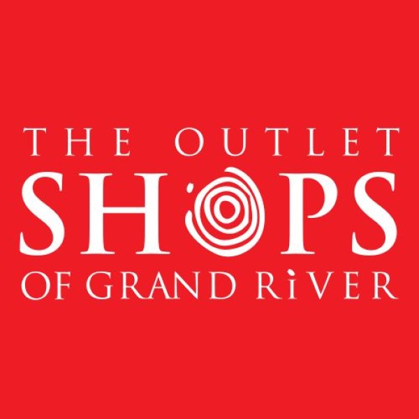the outlet shops of grand river red logo