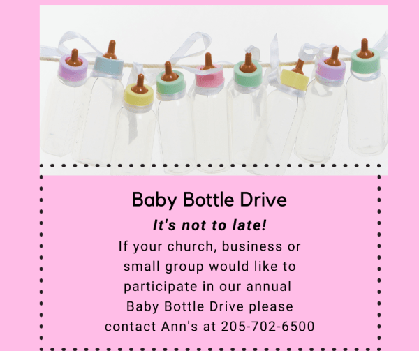 ann's baby bottle drive 6-1