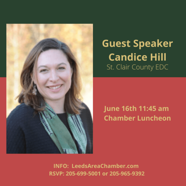 candace hill guest speaker chamber luncheon june 16