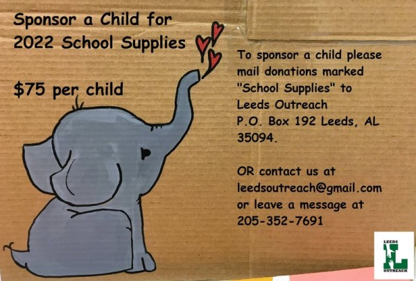 sponsor a child school supplies leeds outreach june 29