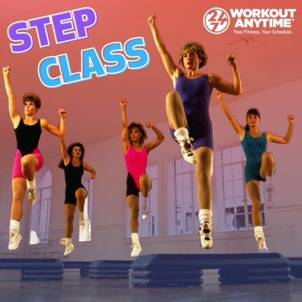 step clss workout anytime july 12