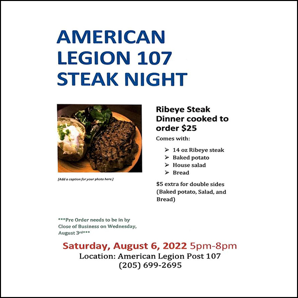american legion steak night
