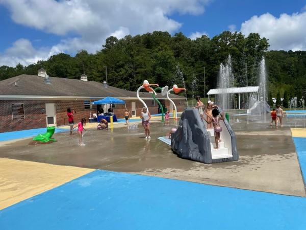 cops and kids day leeds splash pad playground july 11