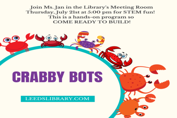 leeds library crabby bots july 20 600x400