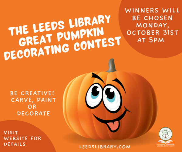 leeds library pumpkin carving contest oct 31