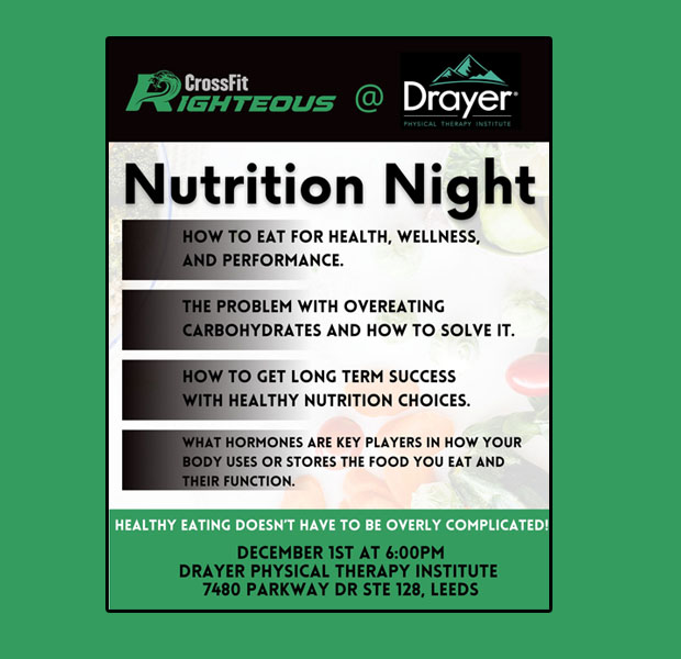 nutrition night -dec 1 -crossfit rightous-drayer 600x