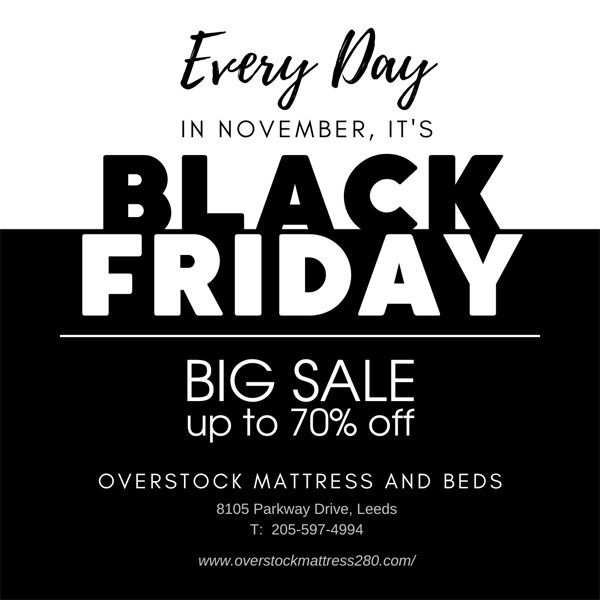 overstock matress - black friday sale