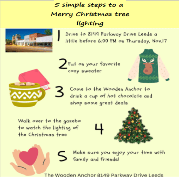 the wooden anchor - 5 simple steps christ mas tree lighting