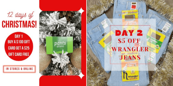 Pants Store - 12 days of christmas 600x300