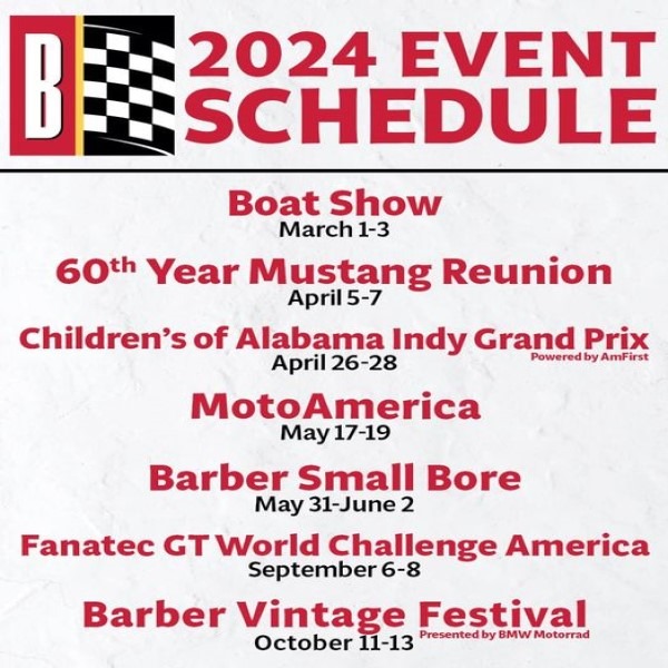 barber-2024-event-schedule-is-here