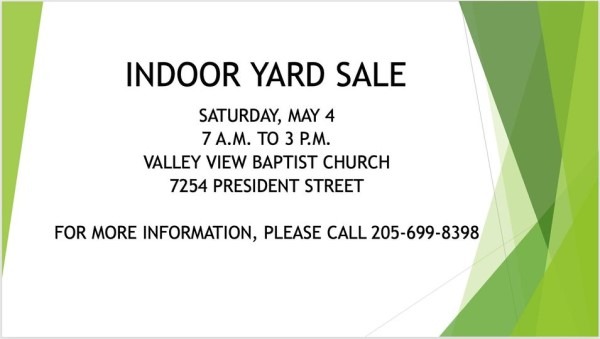 valley-view-baptist-church-indoor-yard-sale-may-4 valley-view-baptist-church-indoor-yard-sale-may-4