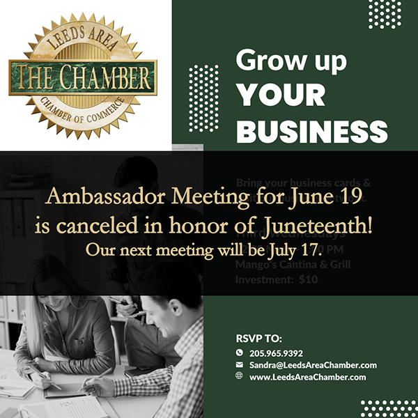 Ambassador Meeting 3rd Wed-Canceled Juneteenth_600