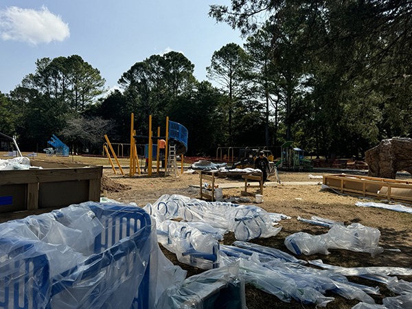 Leeds Mayor Announces Funding for Splash Pad and Playground Equipment Upgrades - City of Leeds has begun construction and installation