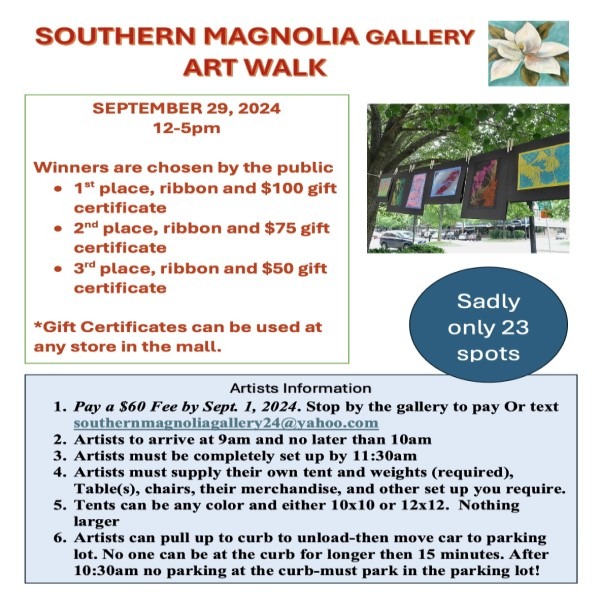 southern-magnolia-gallery-art-walk-sept-29-flyer-600x