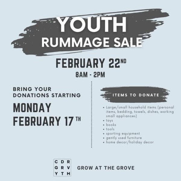 Cedar-Grove-youth-rummage-sale-feb-22-600x