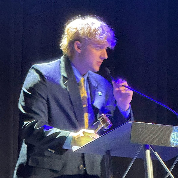 LHS Brayden Davis at Alabama DECA Conference