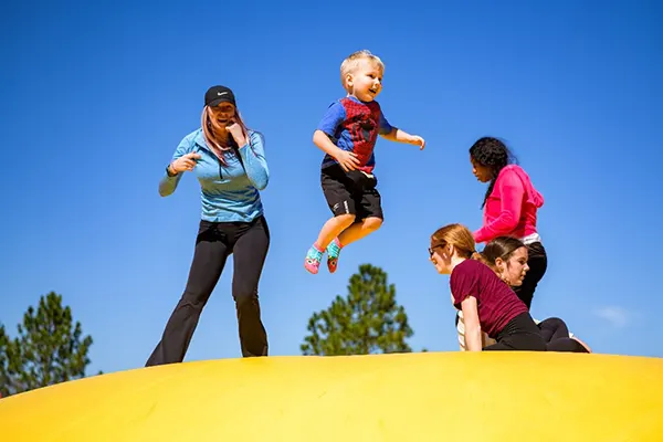 Funbox 05_600 World’s Largest Bounce Park Returns to The Shops of Grand River! FUNBOX®, a 25,000 sq ft inflatable playground will take | Leeds Alabama