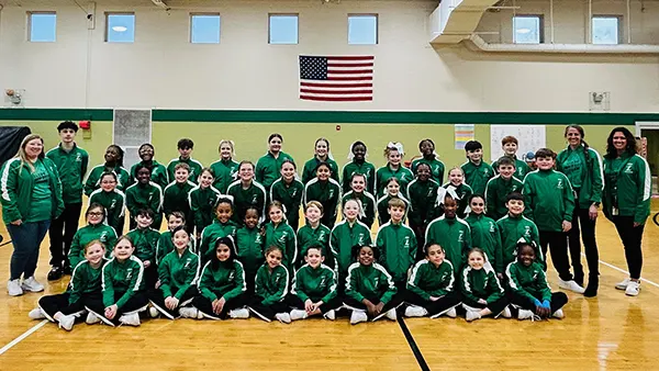 LES Jump Rope Team Performs at Chamber Meeting | Leeds Area Chamber of Commerce hosted its February luncheon at First Baptist Church Leeds,