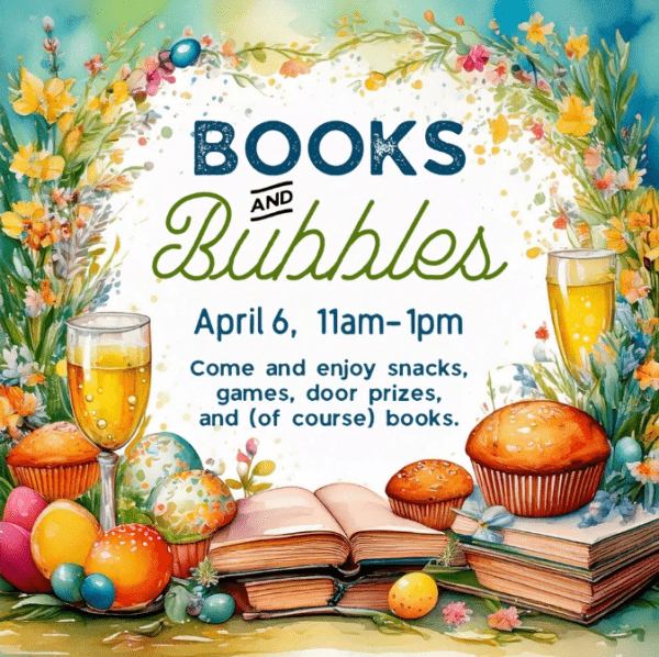 Burrow-Bookstore-easter-Books-and-Bubbles-april-6-600x Burrow-Bookstore-easter-Books-and-Bubbles-april-6-600x