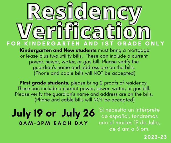 leeds primary school residency verificarion july 26