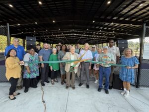 City of Leeds Celebrates Grand Opening of New Pickleball Courts with Ribbon Cutting ceremony at 980 Park Drive. Mayor David Miller, Council